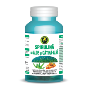 Capsule Spirulina cu Aloe si Catina Alba - Vitamine si Suplimente Naturale - Hypericum Impex