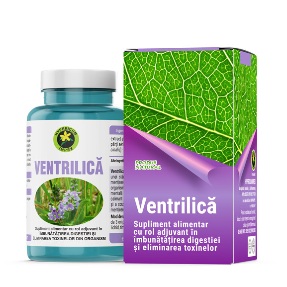 Capsule Ventrilica - Vitamine si Suplimente Naturale - Produs Hypericum Impex
