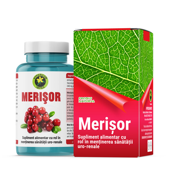 Capsule Merisor - Vitamine si Suplimente Naturale - Produs Hypericum Impex