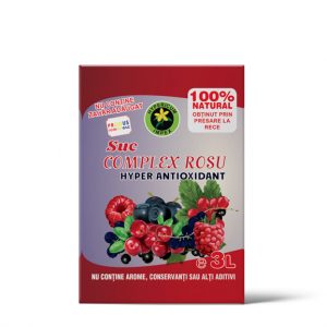 Suc Complex Rosu Hyperantioxidant - Bag-in Box 3L - Siropuri si Sucuri Naturale - Hypericum Impex