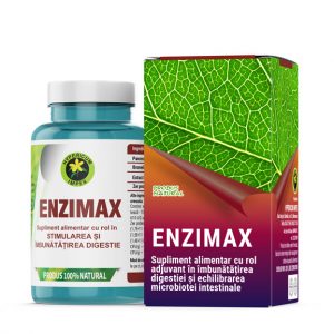 Capsule Enzimax - Vitamine si Suplimente Naturale - Produs Hypericum Impex