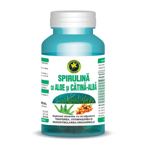 Capsule Spirulina cu Aloe si Catina Alba