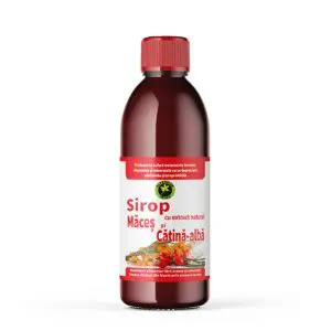 Sirop de maces si catina alba cu zahar 500ml