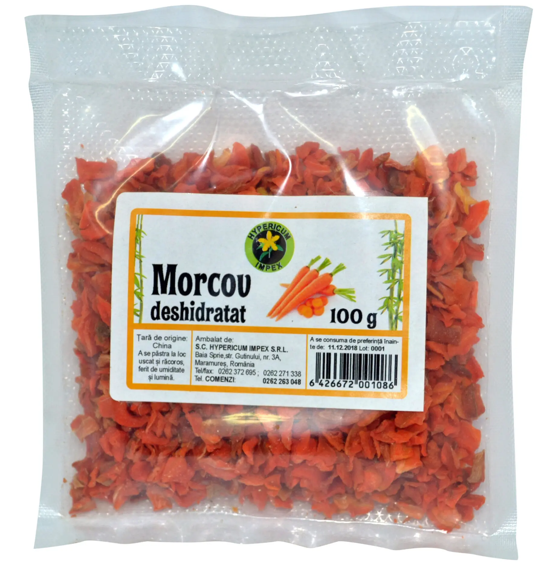 Morcov Deshidratat 100g