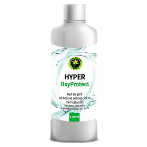 Hyper OxyProtect : apă de gură cu apă oxigenată