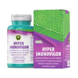 Capsule Hyper ImunoVigor - Rol de susținere a mecanismelor de apărare ale corpului împotriva virusurilor