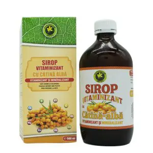 Sirop Vitaminizant cu Catina alba cu zahar 500 ml