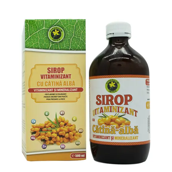 Sirop Vitaminizant cu Catina alba cu zahar 500 ml