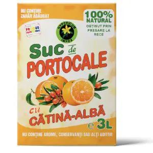 Suc de portocale si catina alba 3L