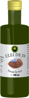Ulei de in presat la rece 100 ml