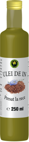 Ulei de in presat la rece 250 ml