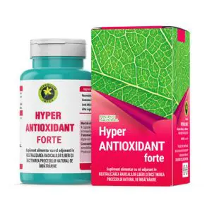 Capsule Hyper Antioxidant Forte - rol adjuvant în limitarea stresului oxidativ și încetinirea ritmului de înaintare în vârstă