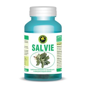 Capsule Salvie - supliment alimentar cu rol adjuvant in tratarea afectiunilor hepato-biliare si a afectiunilor renale.