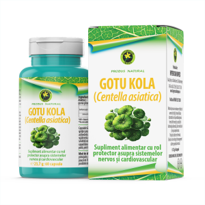 GOTU KOLA (CENTELLA ASIATICA) Supliment alimentar cu rol protector asupra sistemelor nervos și cardiovascular