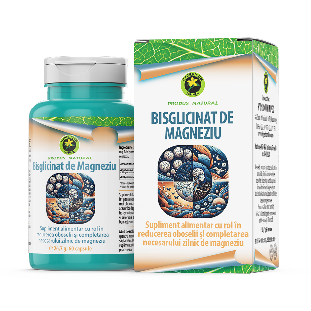 Capsule Bisglicinat de Magneziu