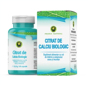 Capsule Citrat de Calciu Biologic