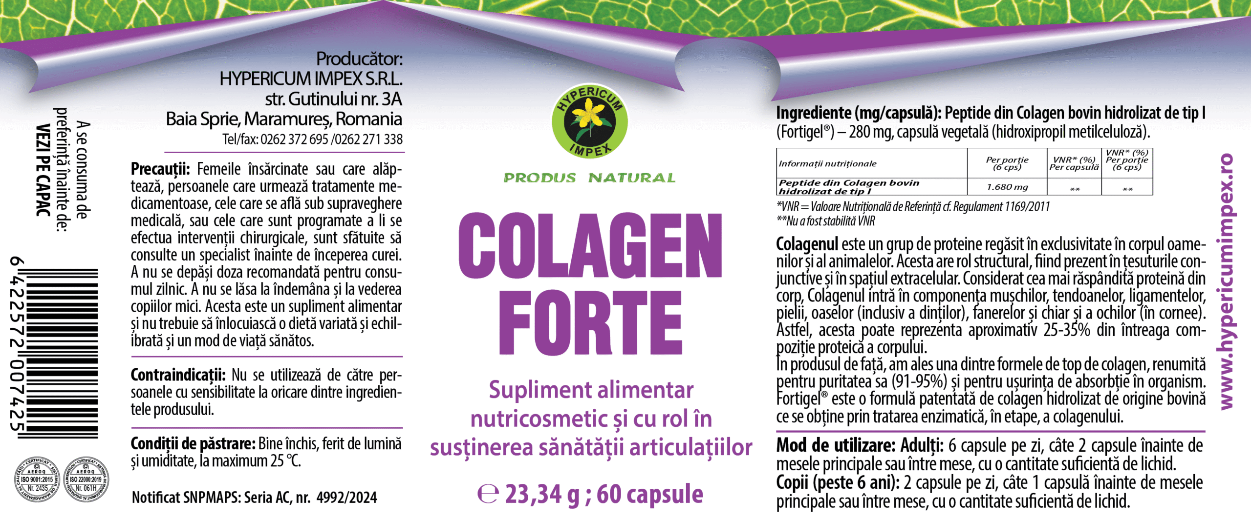 Capsule Colagen Forte