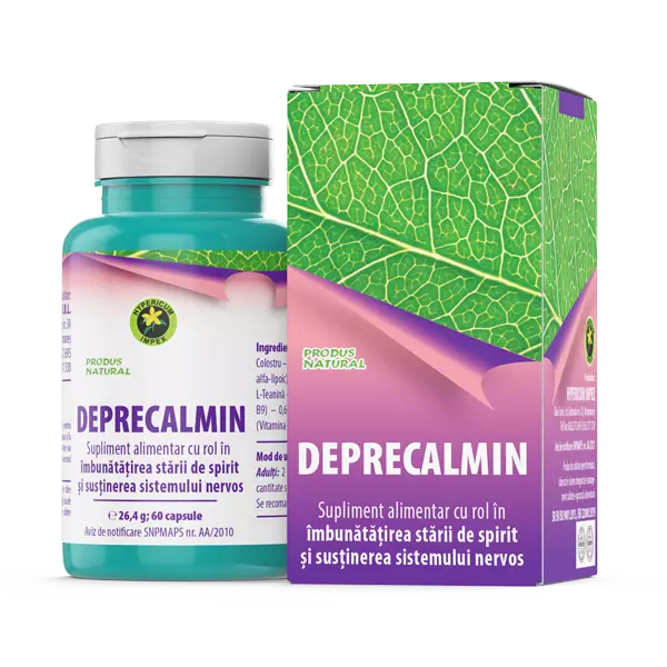 Capsule Deprecalmin – menține sănătatea sistemului nervos și a induce o stare generală de bine.