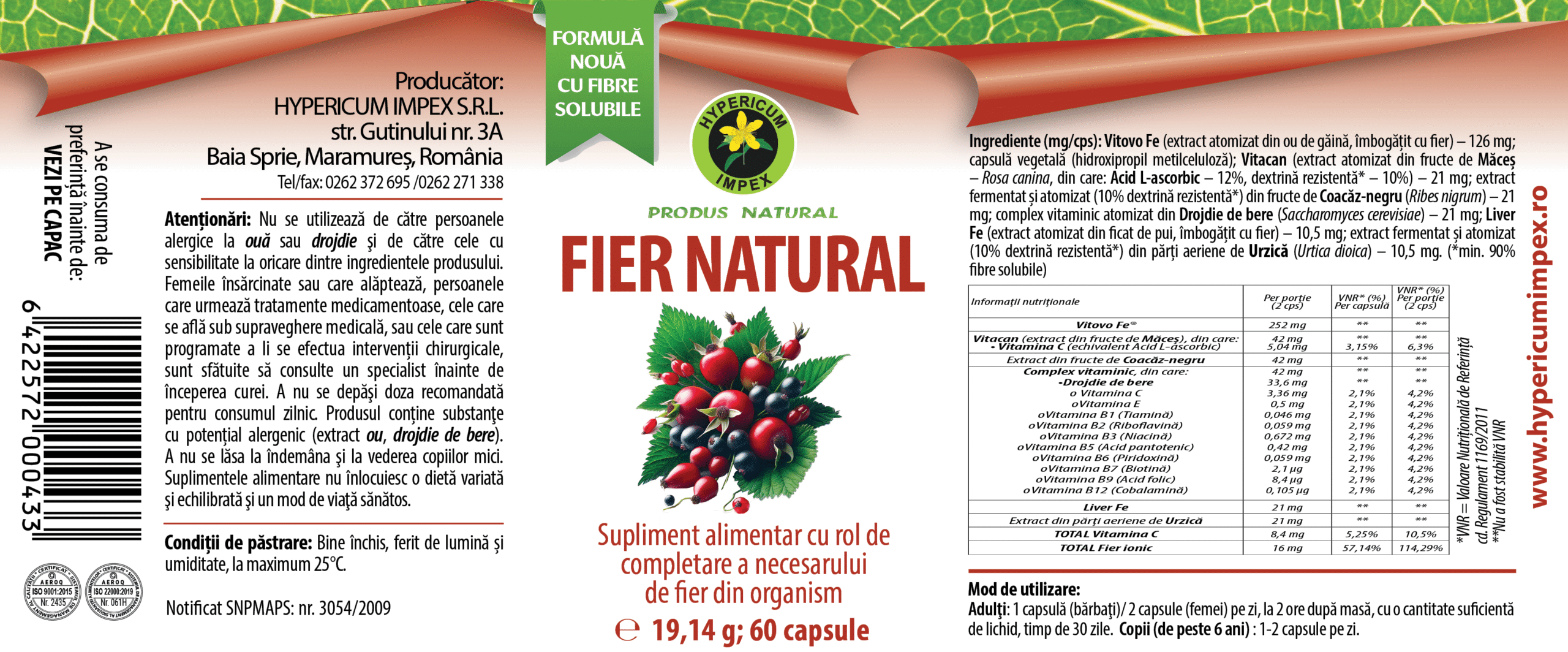 Capsule Fier Organic