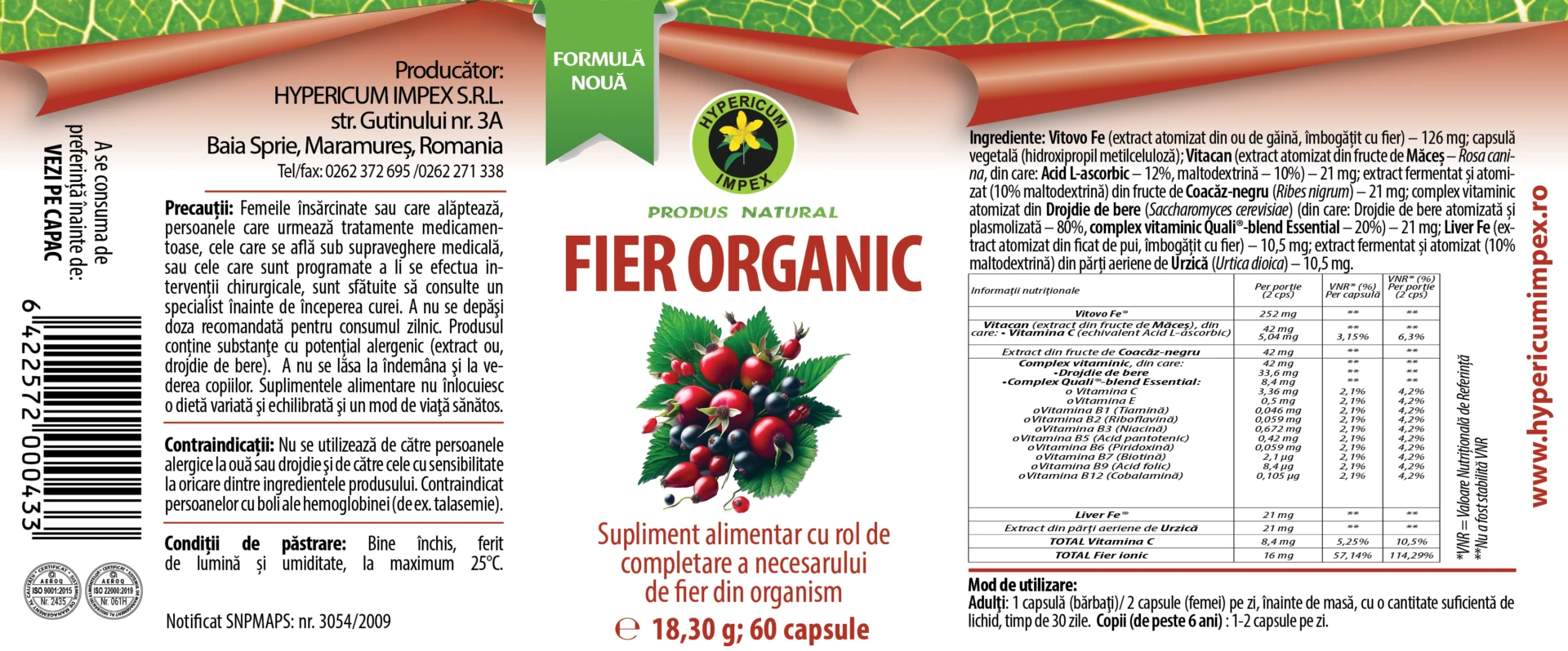 Capsule Fier Organic