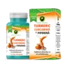 Capsule Turmeric, Curcumină și Piperină