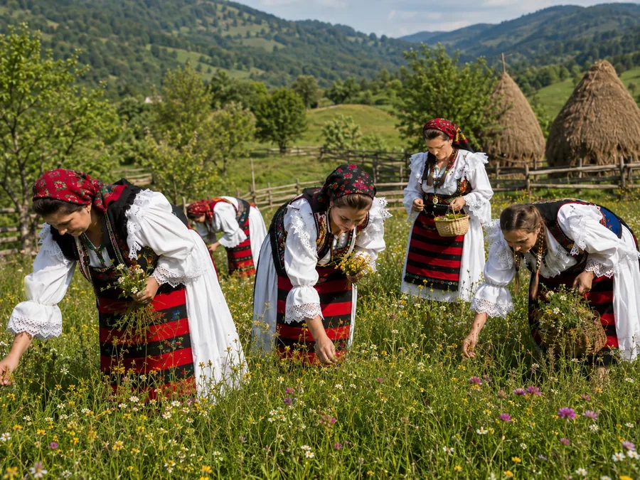Culesul plantelor medicinale în Maramureș